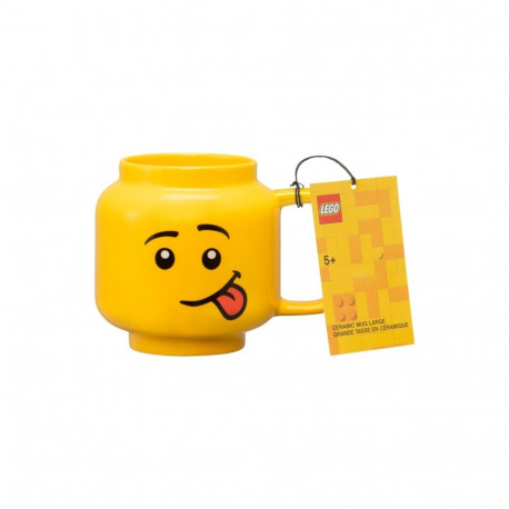 Room Copenhagen LEGO ceramic mug Silly, large (yellow)