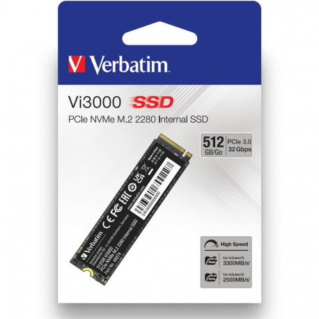 Tahkismäluseade Vi3000 512GB PCIe 3.0 x4 NVMe M.2 2280