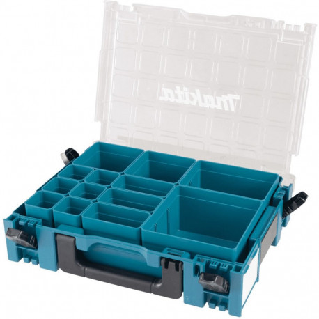 MAKPAC-Organizer 191X80-2 (blau/transparent, i)