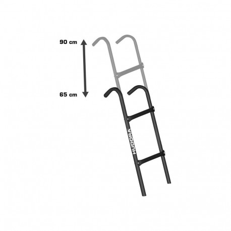 Leiter für Trampoline (schwarz (matt)/schwarz)
