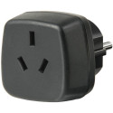 Reisivooluadapter AUS/CN > maandusega, must