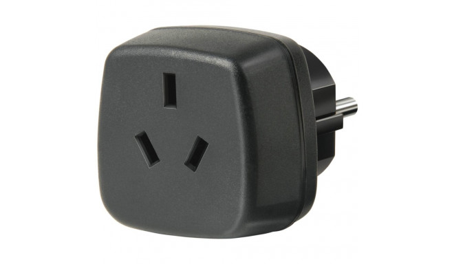 Reisivooluadapter AUS/CN > maandusega, must
