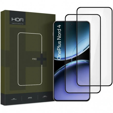 Kaitseklaas Hofi OnePlus Nord 4 Pro+ 2tk, must