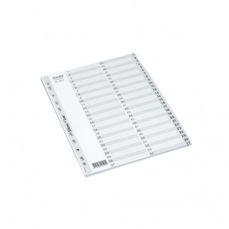 Registri vahelehed BANTEX Strong-Line A4 1-54 hall plastik