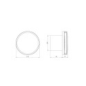 ELFAN CRIC E-EXTRA D100 COVER ANTHR