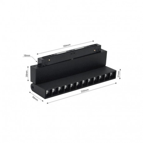 LED LIGHT MODOLED 12W 1080LM MLP1046M BL
