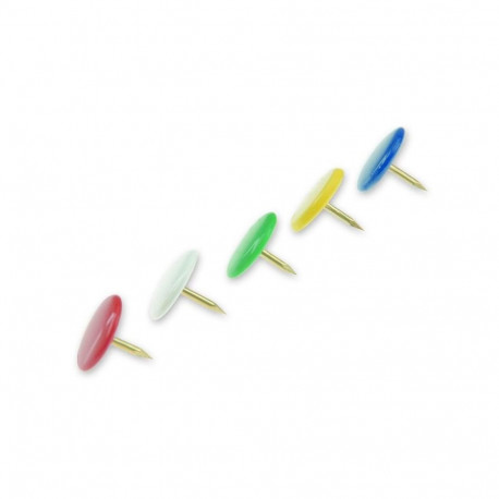 Värvilised plastist rõhknaelad 12 AS / 150 tk