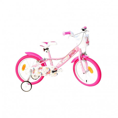 CHILD BICYCL UNICORN 16 77440 WH/PNK