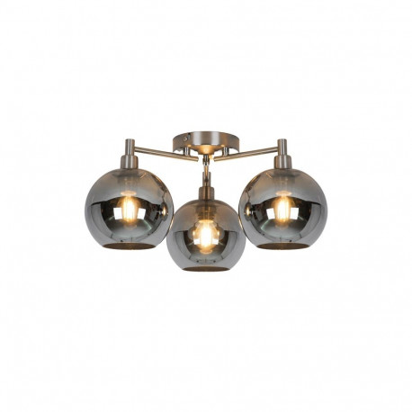 CEILING LIGHT ANNA 3XE27 CHROME/SMOKY