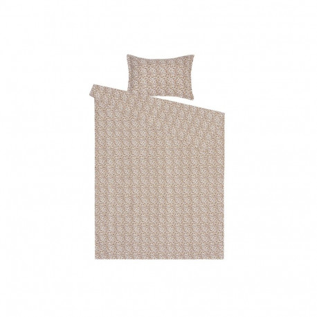 BEDDING COVER SET LEOPARD 100PES 140X200