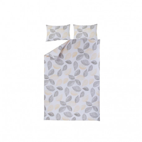 BED COV SET Cassia Leaves COTTON 200x220