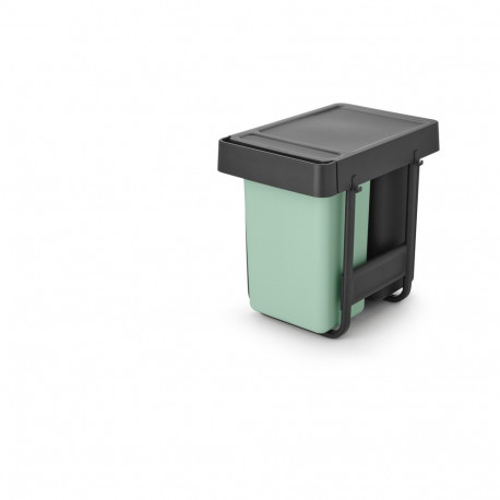 Atkritumu tvertne Sort&Go  2x15L - Dark Grey  Brabantia