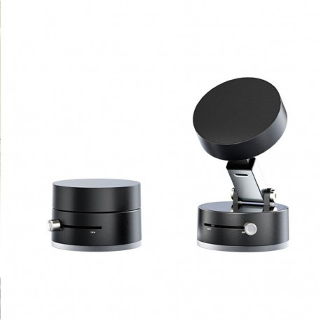 Car holder for mobile phone magnetic compatible with MagSafe black