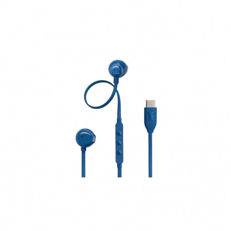 Wire earphones USB C JBL 305C blue