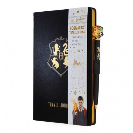 Notebook - Harry Potter Hogwarts Travel Journal 184 Pages with Pen