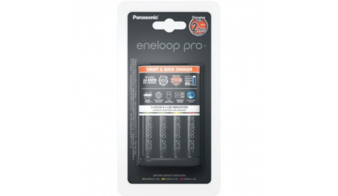 Battery Charger - Panasonic Eneloop Pro (with 4xaa Batteries)
