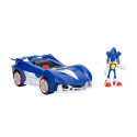 SONIC 6,5 cm figure and pull back car