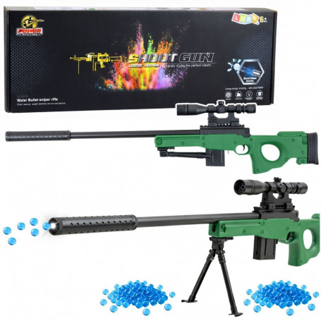 Hüdrogeelkuulidega snaipervintpüss sihik summuti harkjalg