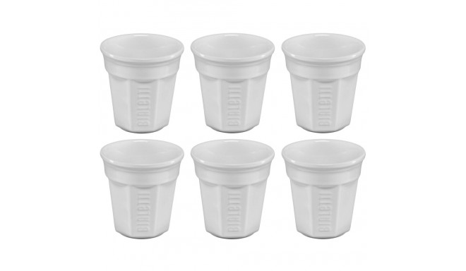 Bialetti valge 6-osaline espressotasside komplekt
