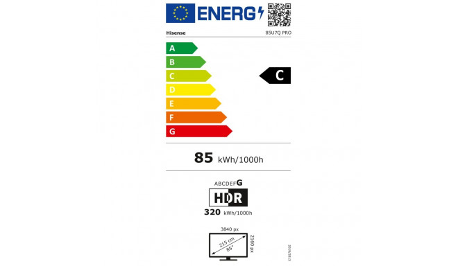 Hisense 85U7Q PRO
