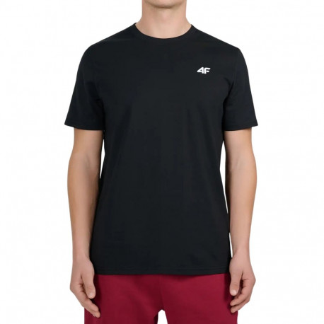 Koszulka męska 4F M3341 głęboka czerń 4FWMM00TTSHM3341 20S XL
