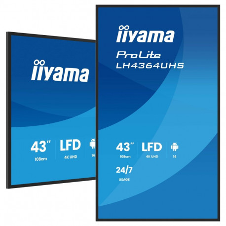 "iiyama LH4364UHS-B1AG 43 IN LCD UHD"
