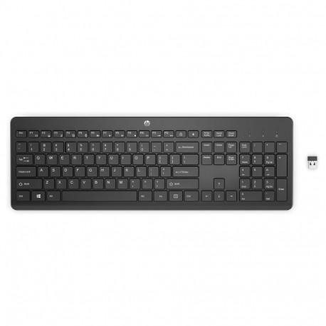 "HP Tastatur 230 Wireless Tastatur USB-A Schwarz"