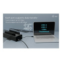 D i-tec 20x USB-C laadimisjaam