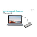 D i-tec USB-C metallist Nano 2x HDMI