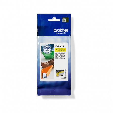 "Brother Tinte LC-426Y Gelb bis zu 1.500 Seiten nach ISO/IEC 24711"