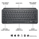 NL Logitech MX Keys Mini tumehall juhtmevaba klaviatuur USL