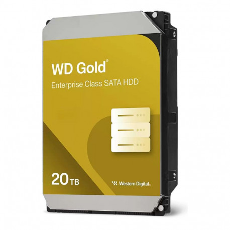 "WD Gold 20TB HDD SATA 6Gb/s Enterprise 8.89cm 3.5Zoll 512MB cache"