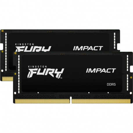 Kingston DDR5 - 32GB - 6400 - CL - 38 (2x 16 GB) dual kit, RAM (black, KF564S38IBK2-32, Impact, INTE