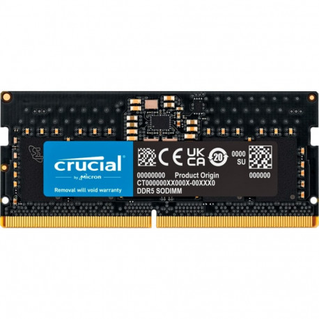 Crucial RAM DDR5 8GB 5600 CL 46 (1x 8GB ) single (black CT8G56C46S5)
