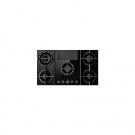 Elica NikolaTesla Flame EVO BL/A/88 Black Built-in 88 cm Gas 4 zone(s) Built-in hood