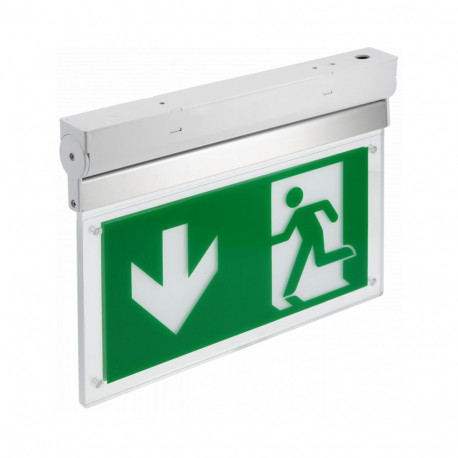 Avārijas izejas apgaismojums CORSO-3 LED, 3W, 300lm, IP20, 3h, 6400K, LD-CORSO3-00 GTV