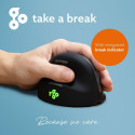 MOUSE USB OPTICAL WRL/LEFT BLACK RGOHEWLL R-GO TOOLS