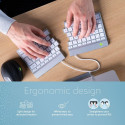 KEYBOARD WRL SPLIT BREAK/WHITE RGOSBUKWLWH R-GO TOOLS