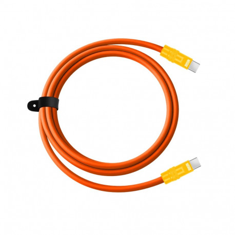 USB-C Cable - Newell USB-C 100W 2m Silicone Orange-Yellow