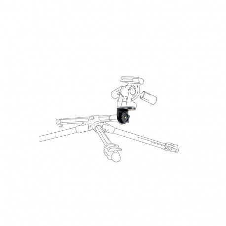 Adapter - Manfrotto 90° Angle Adapter for Heads Tripods Black