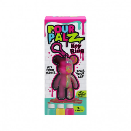 Pour Palz DIY Mini Paint Bear w/keychain