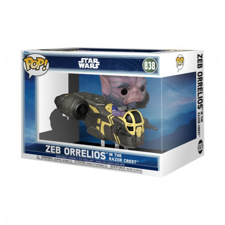 FUNKO POP! Rides DLX: Star Wars: Mandalorian & Grogu - Zeb Orrelios in the Razor Crest