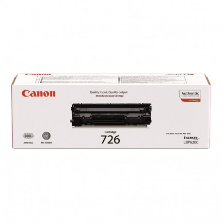 Canon toonerikassett CRG-726 2.100 lehekülge LBP6200d, must
