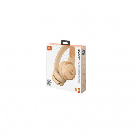 JBL Live 670NC Bluetooth Wireless On-Ear Headphones Beige EU