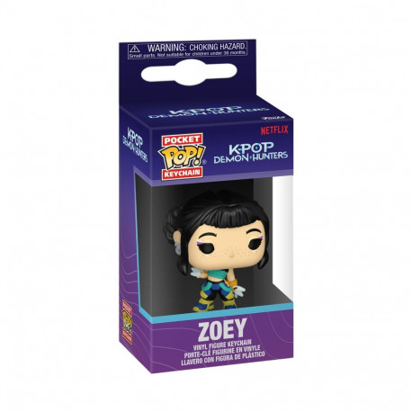 FUNKO POP! Võtmehoidja: KPop Demon Hunters - Zoey