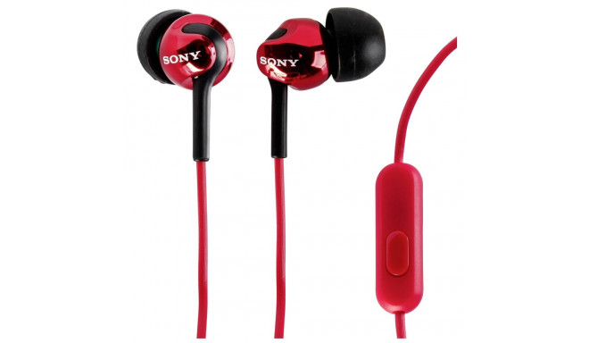 Sony MDR-EX110APR red
