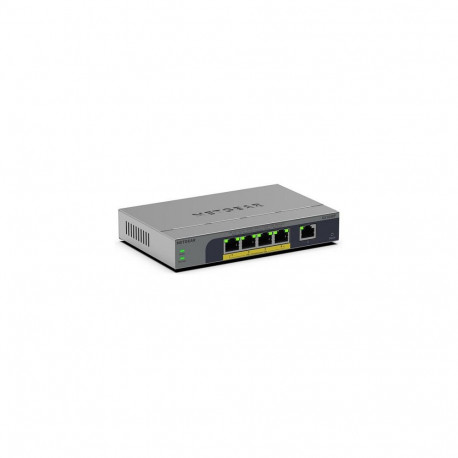 "NETGEAR Easy Smart GS105EP - Switch - L3 - Smart - 1 x 10/100/1000 + 4 x 10/100/1000 (PoE+) - Deskt