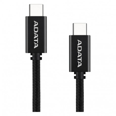 ADATA kaabel USB 2.0 USB-C - USB-C 2m PD 3.0 QC 3.0 100W, must