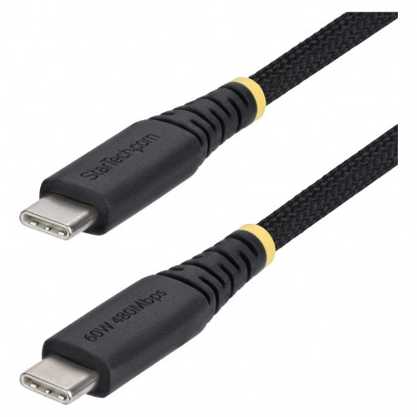 "STARTECH.COM 1m USB-C Ladekabel 60W 3A PD Zweischichtige geflochtene Nylon-TPE-Hulle Robustes USBC 