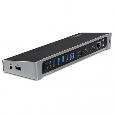"D StarTech Triple-Video Laptop Dockingstation - USB 3.0 - Docking Station"